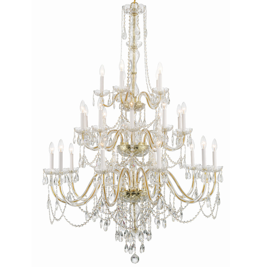 Traditional Crystal 25 Light Chandelier