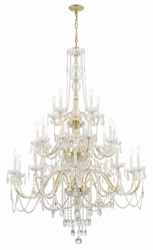 Traditional Crystal 25 Light Chandelier