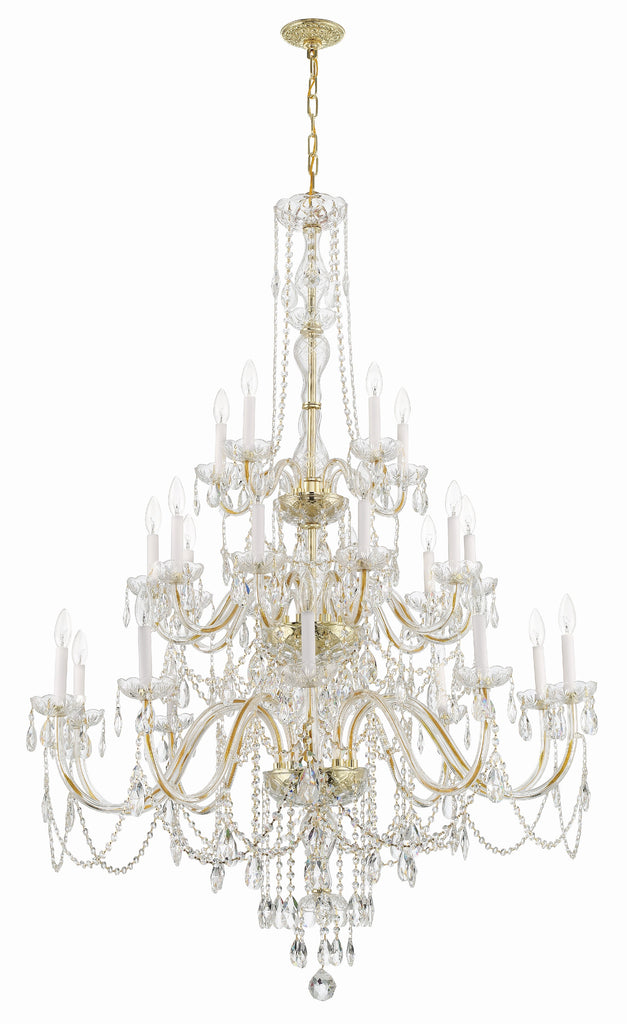 Traditional Crystal 25 Light Chandelier