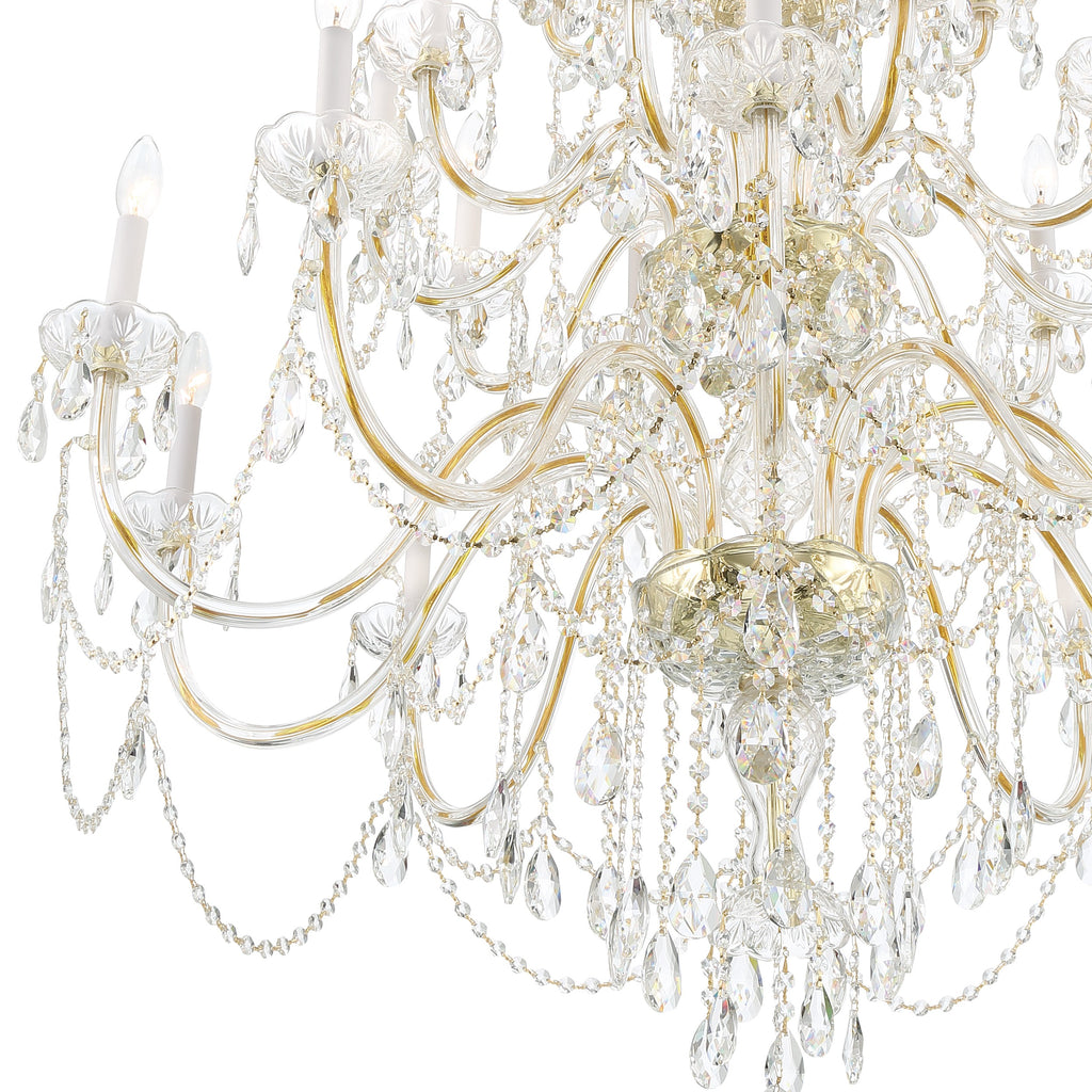 Traditional Crystal 25 Light Chandelier