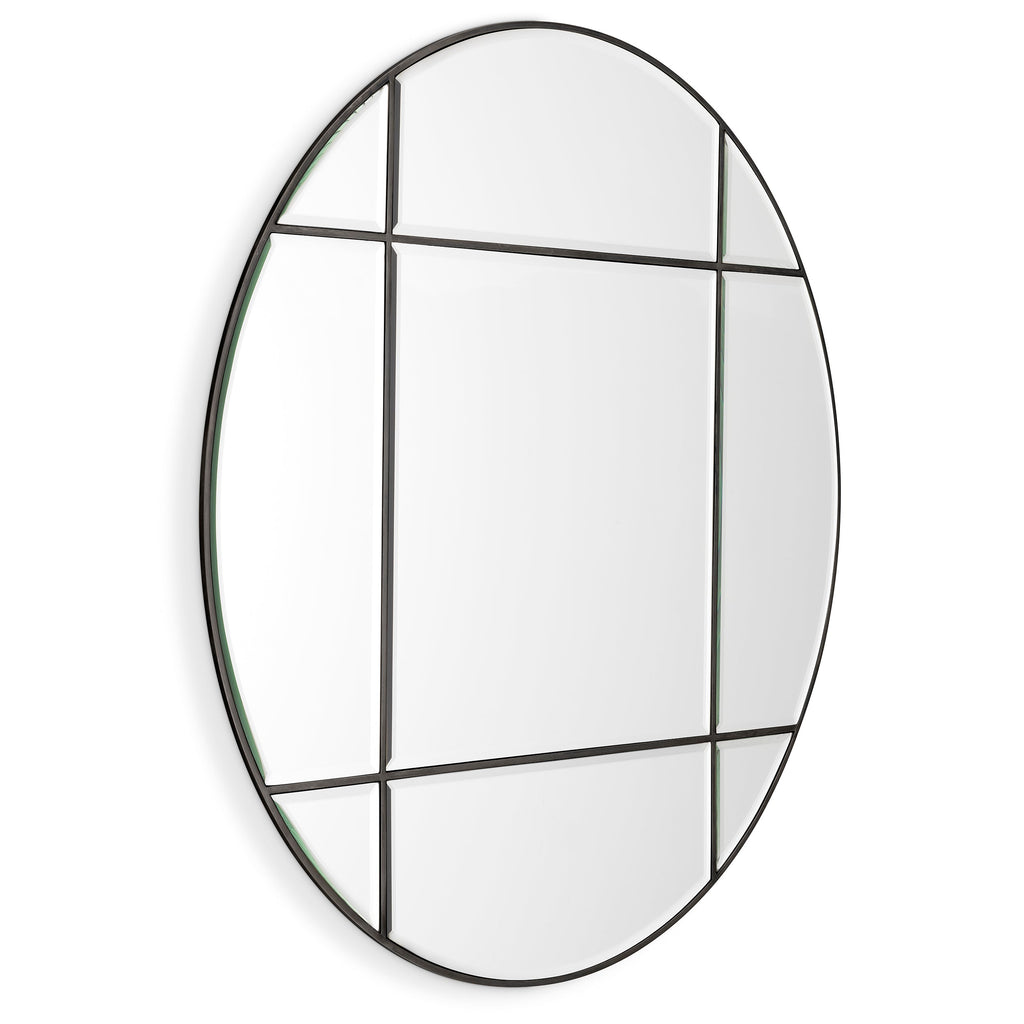 Mirror Beaumont Round Bronze Finish