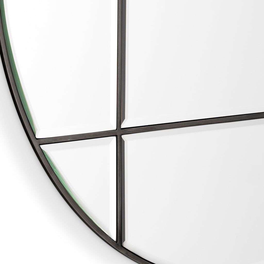 Mirror Beaumont Round Bronze Finish