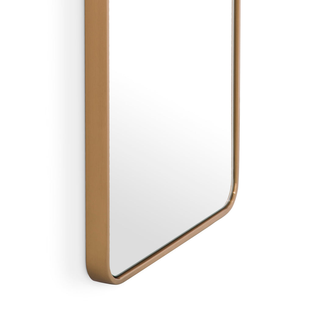 Mirror Solano Antique Brass Finish