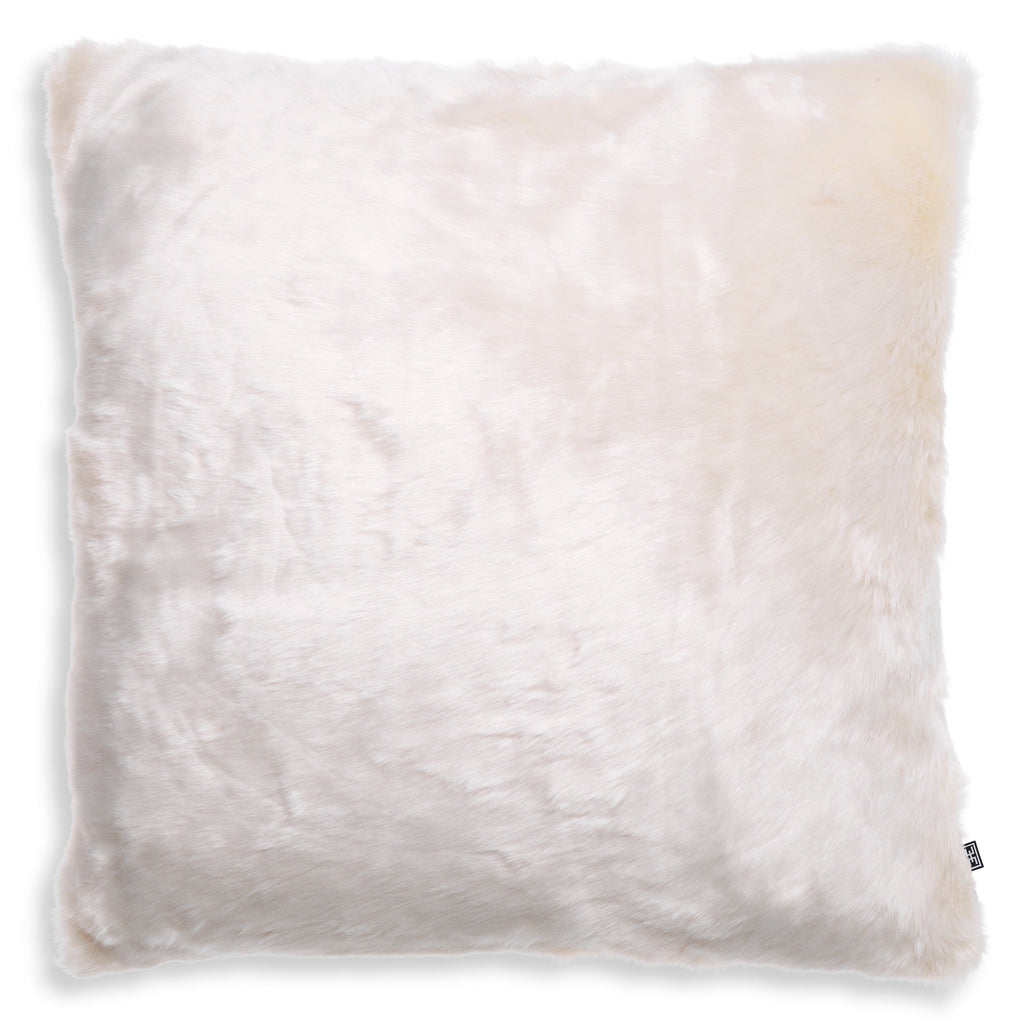 Scatter Cushion Alaska Faux Fur Snow Square