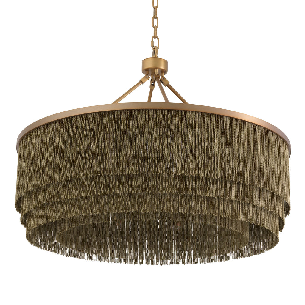 Chandelier Tissot L Antique Brass Finish UL