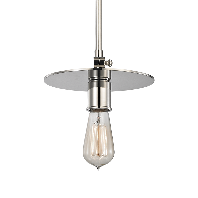 Walker Pendant - Polished Nickel