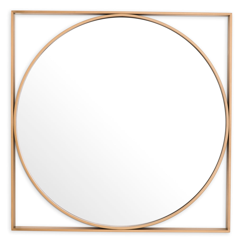 Mirror Montauk Antique Brass Finish