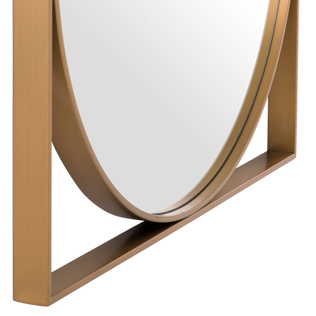 Mirror Montauk Antique Brass Finish