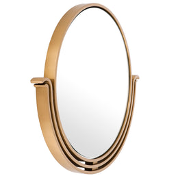 Mirror Tombo Antique Brass Finish