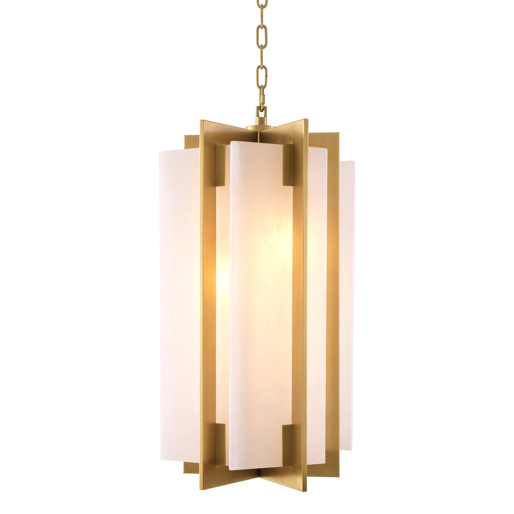 Chandelier Lugano Antique Brass Finish UL