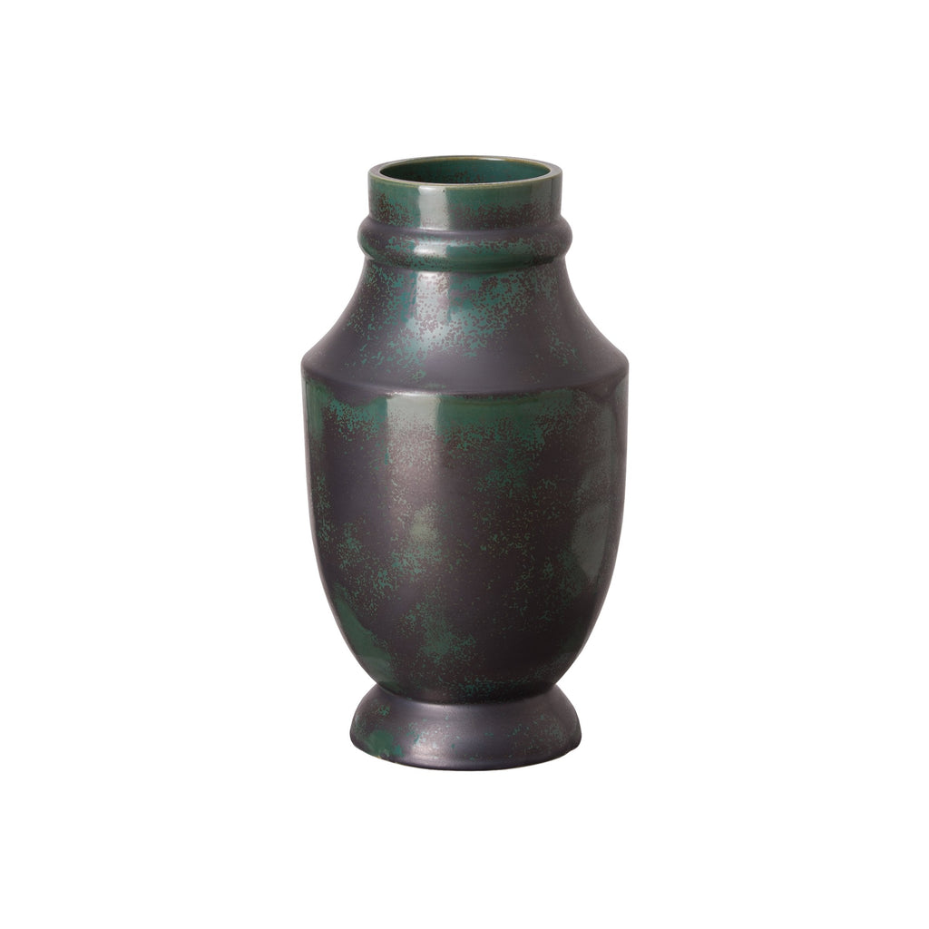 Bella Shoulder Vase, Graphite Green 8.5x15"H