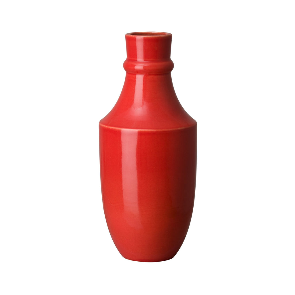 Bella Decanter Vase, Coral 8x18"H