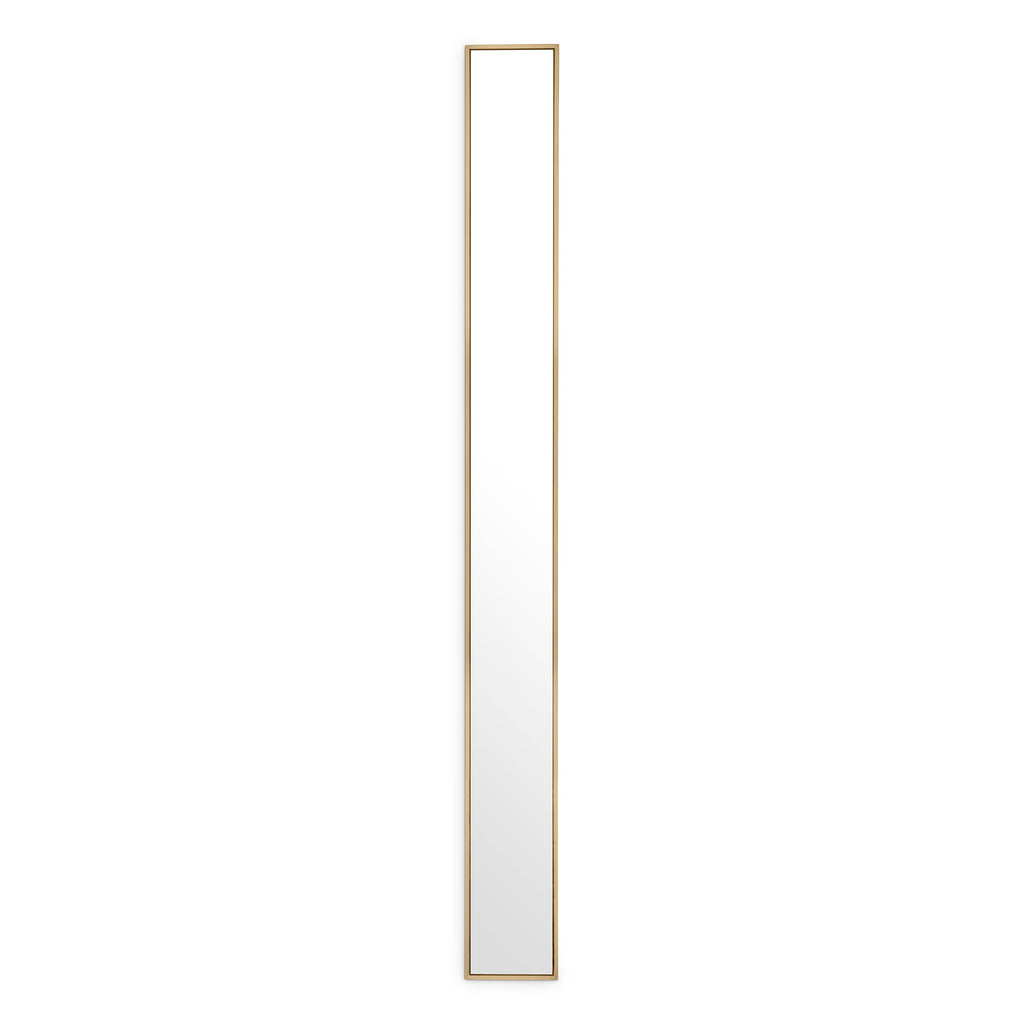 Mirror Redondo Brushed Brass Finish