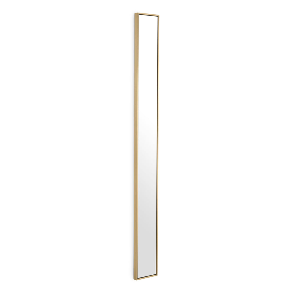 Mirror Redondo Brushed Brass Finish