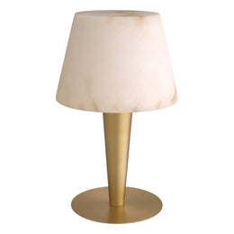 Table Lamp Scarlette Antique Brass Finish UL