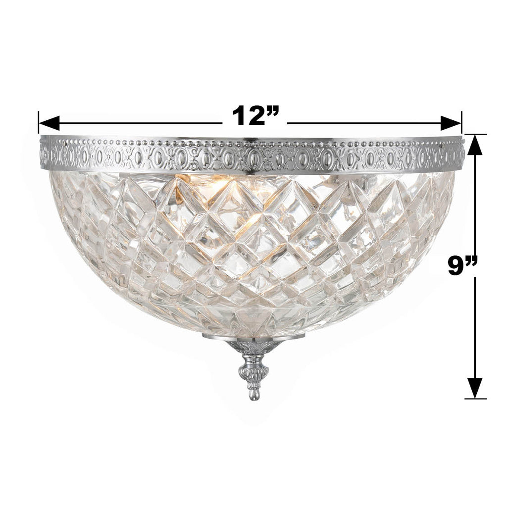 Ceiling Mount 3 Light Flush