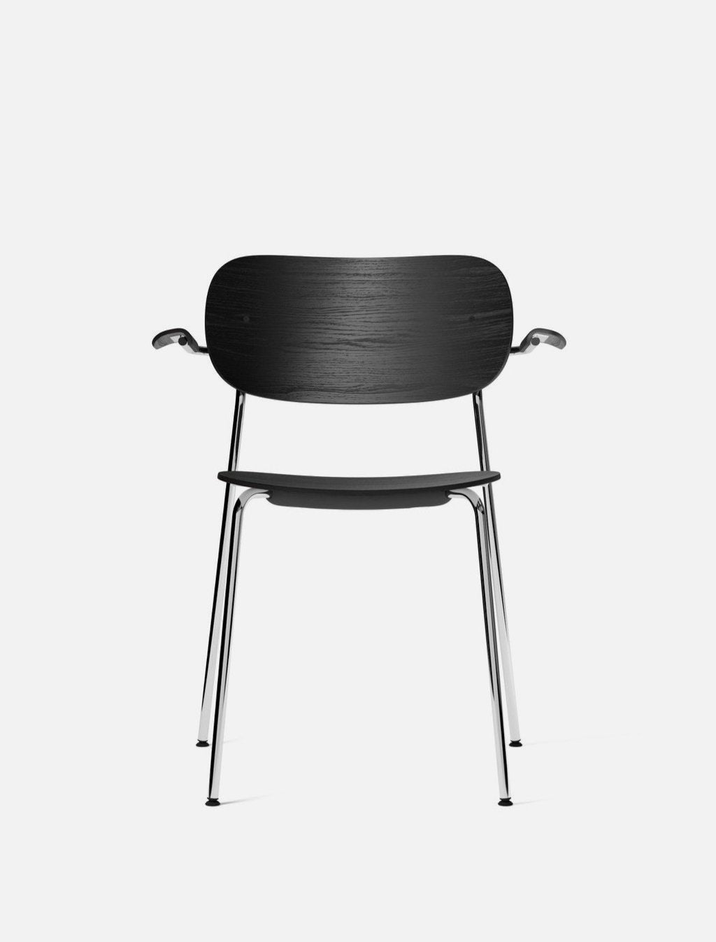 Co Chair, Dining, with Armrest - Black Oak