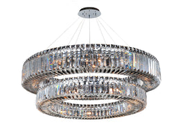 Rondelle 36-Inch 2-Tier Pendant