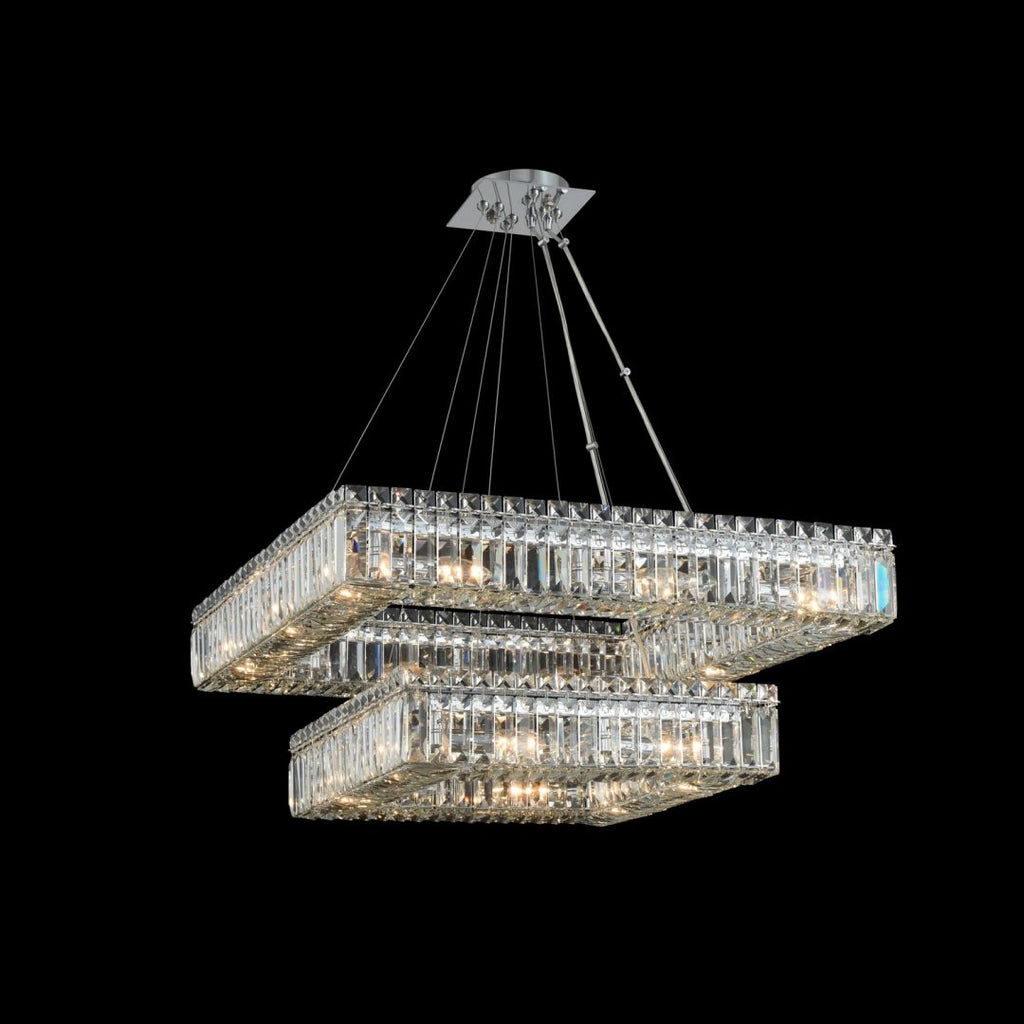 Quadro (18 + 27)-Inch 2-Tier Pendant