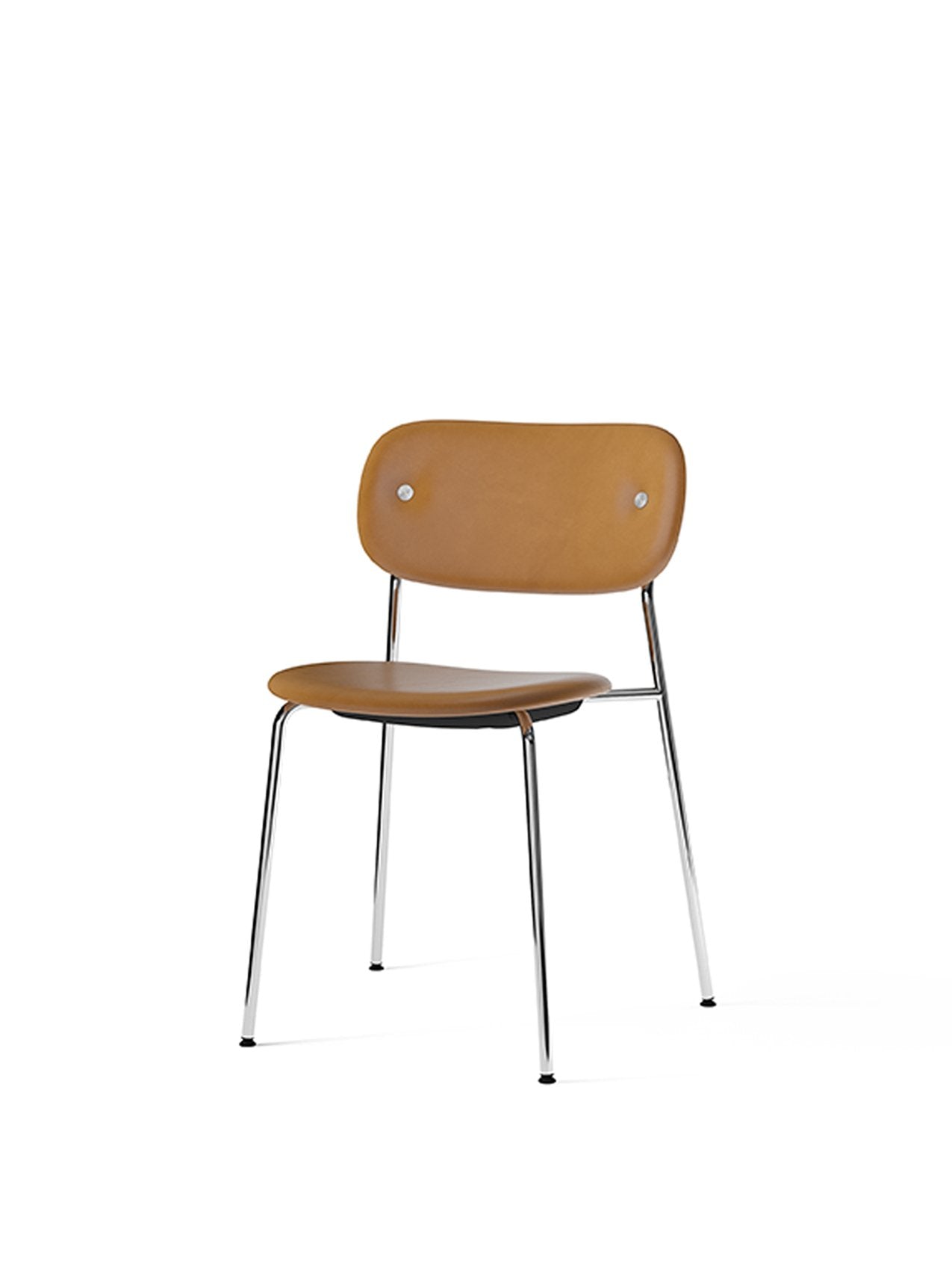 Co Dining Chair, Chrome, Cognac/Dakar