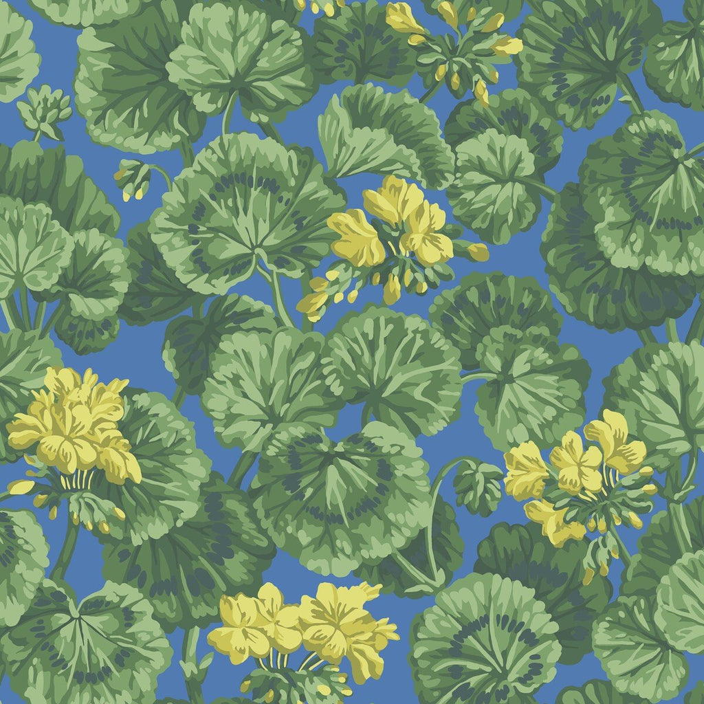 Geranium - Lemon/Forest Green/Electric Blue