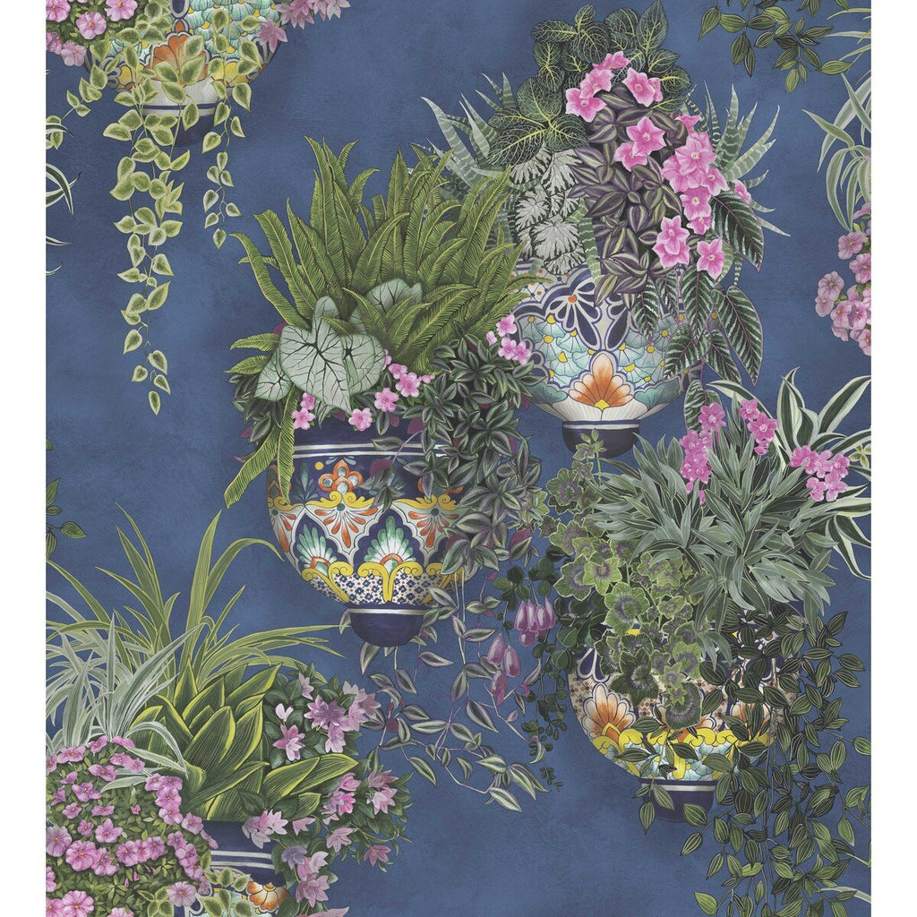 Talavera - Fuchsia/Forest Green/Cerulean Sky