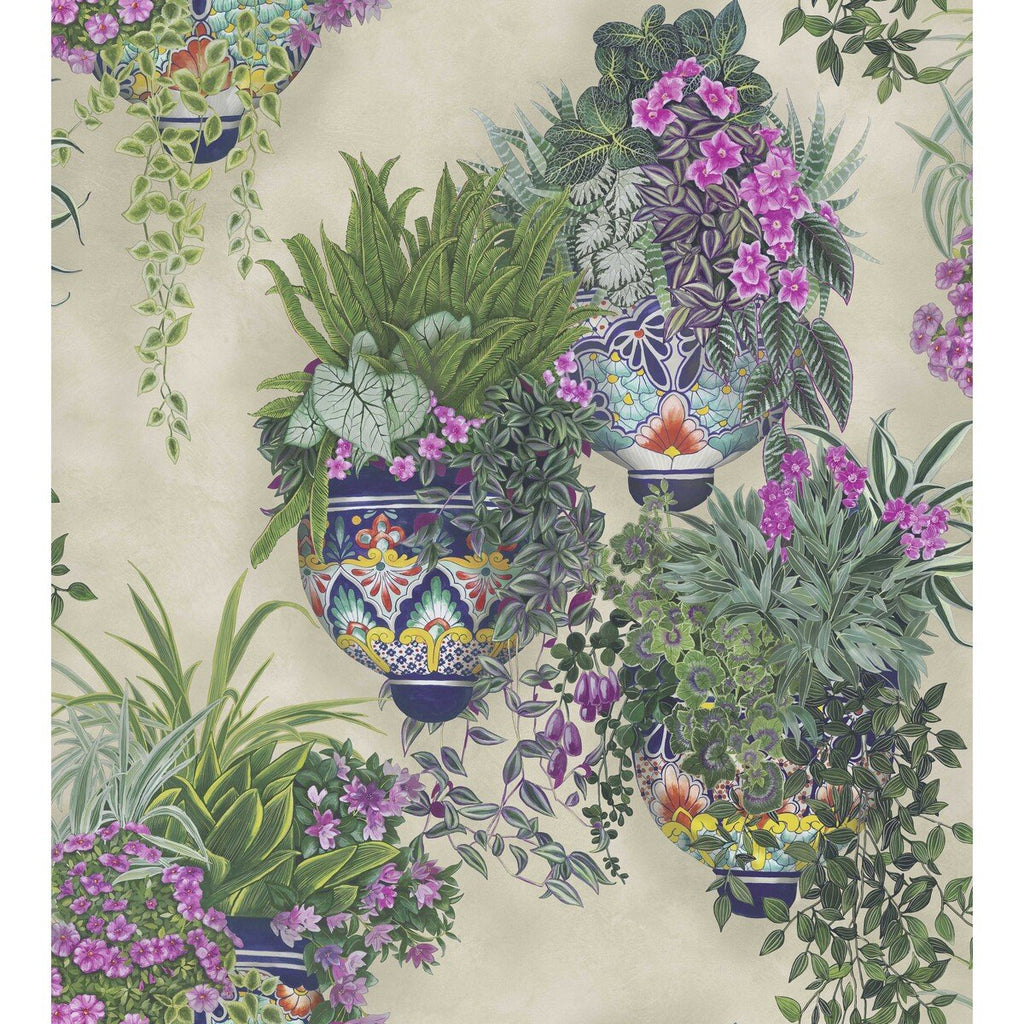 Talavera - Magenta & Spring Greens On Stone