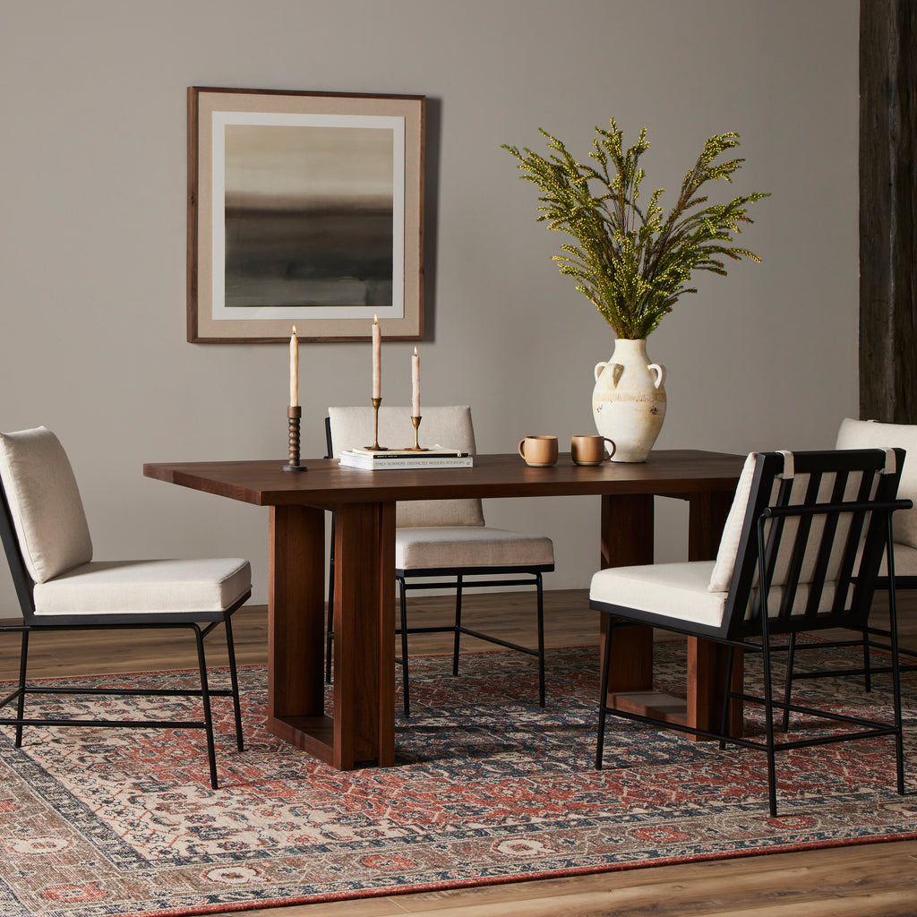 Carmel Dining Table - Brown Wash