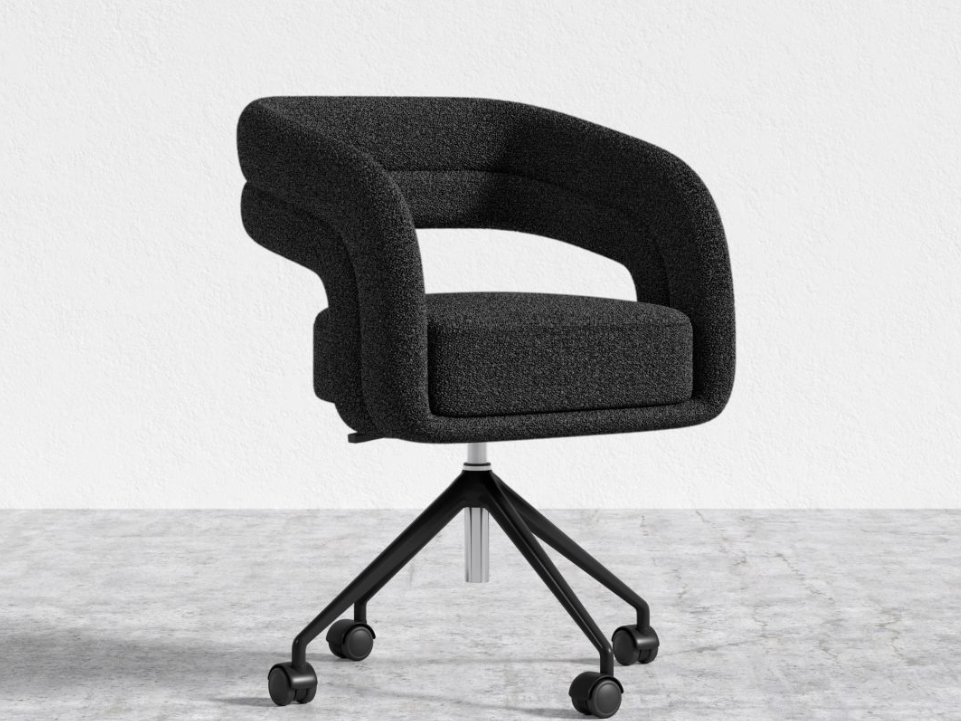 Mia Chair Black Boucle