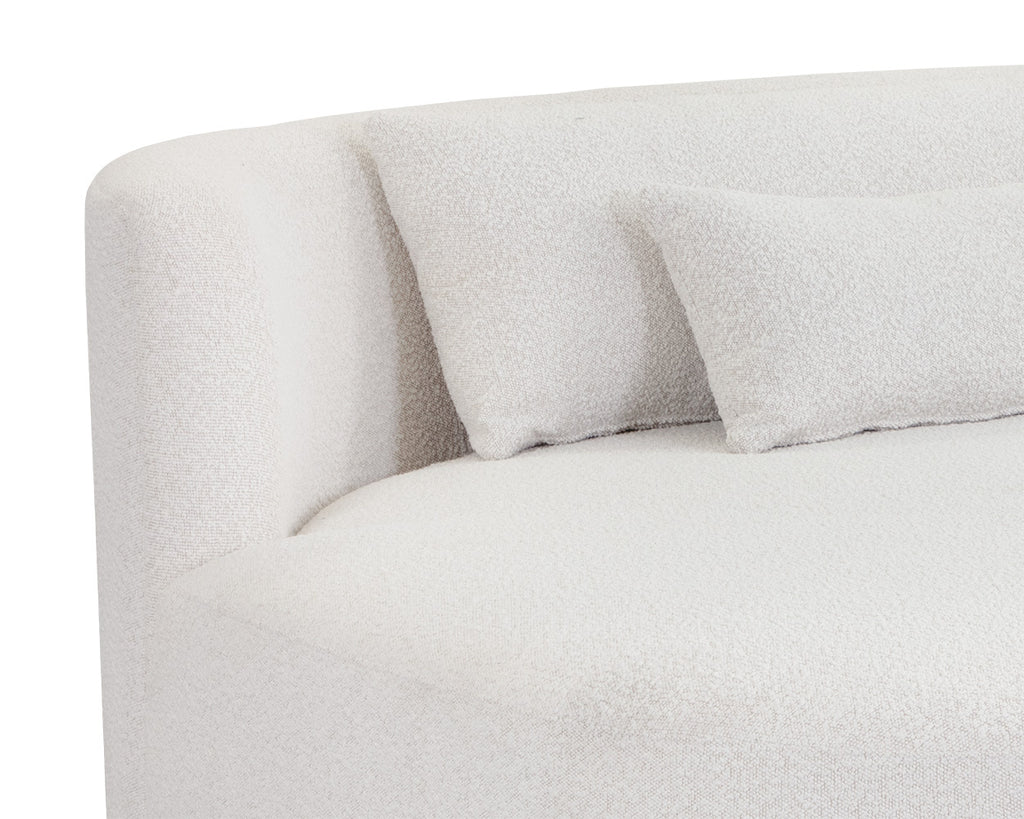 Laken Sofa Chaise - Copenhagen White