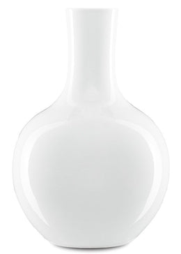 Imperial White Large Gourd Vase