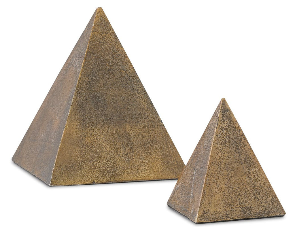 Mandir Brass Pyrimid Set of 2