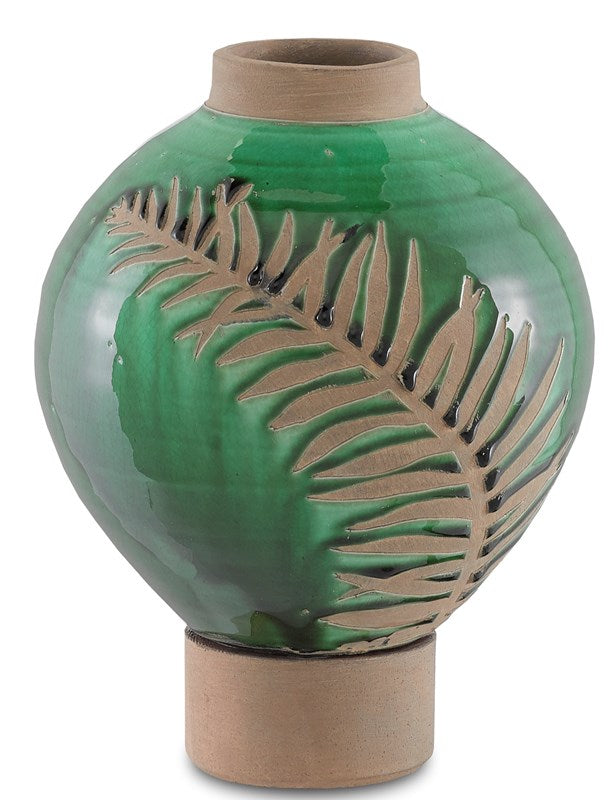 Fern Small Emerald Vase