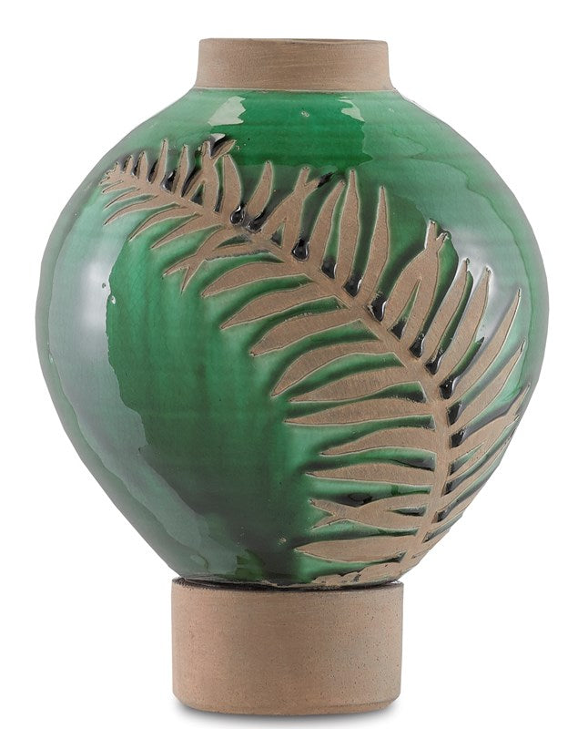 Fern Small Emerald Vase