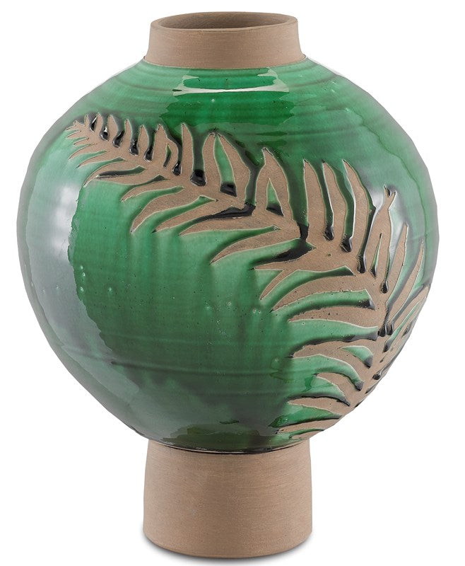 Fern Large Emerald Vase