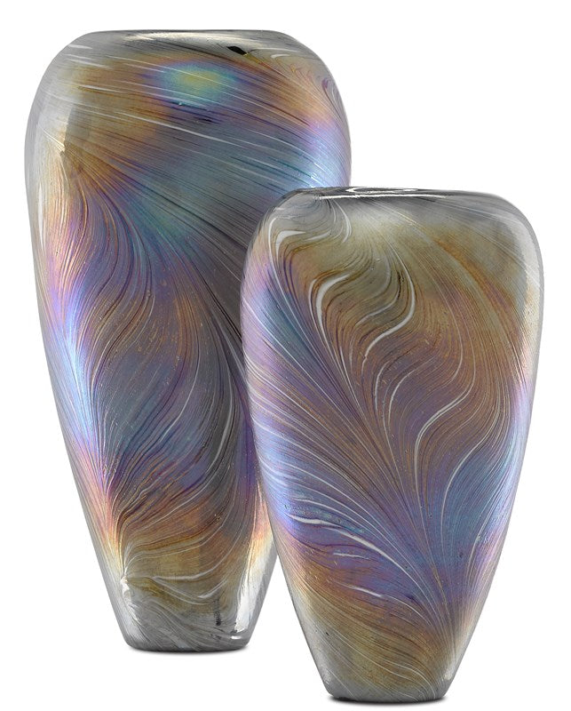 Feather Vase Set of 2