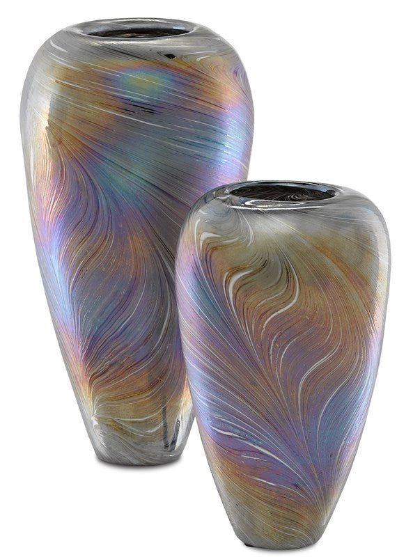 Feather Vase Set of 2