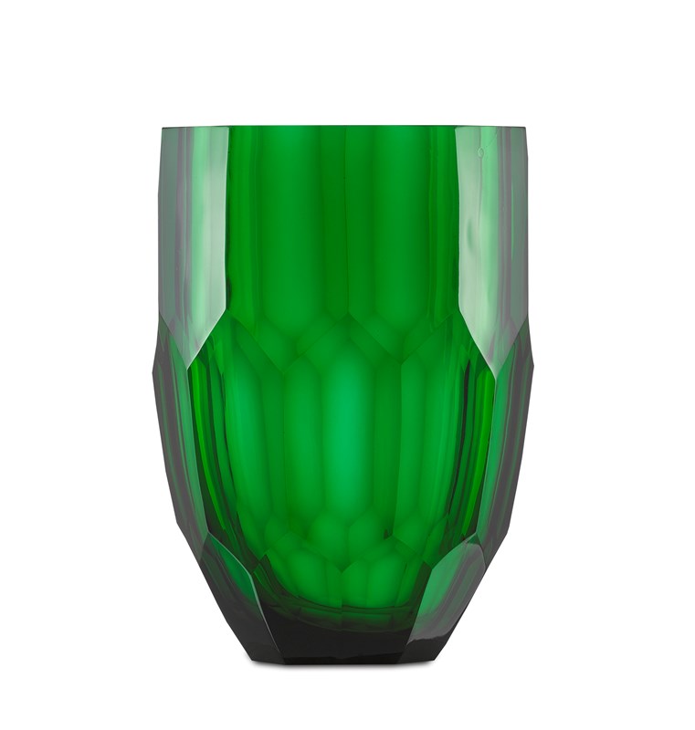 Columbia Small Emerald Vase