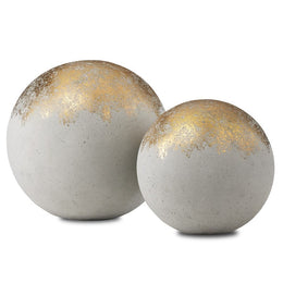 Gray and Gold Small Sphere
