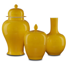 Imperial Yellow Ginger Jar