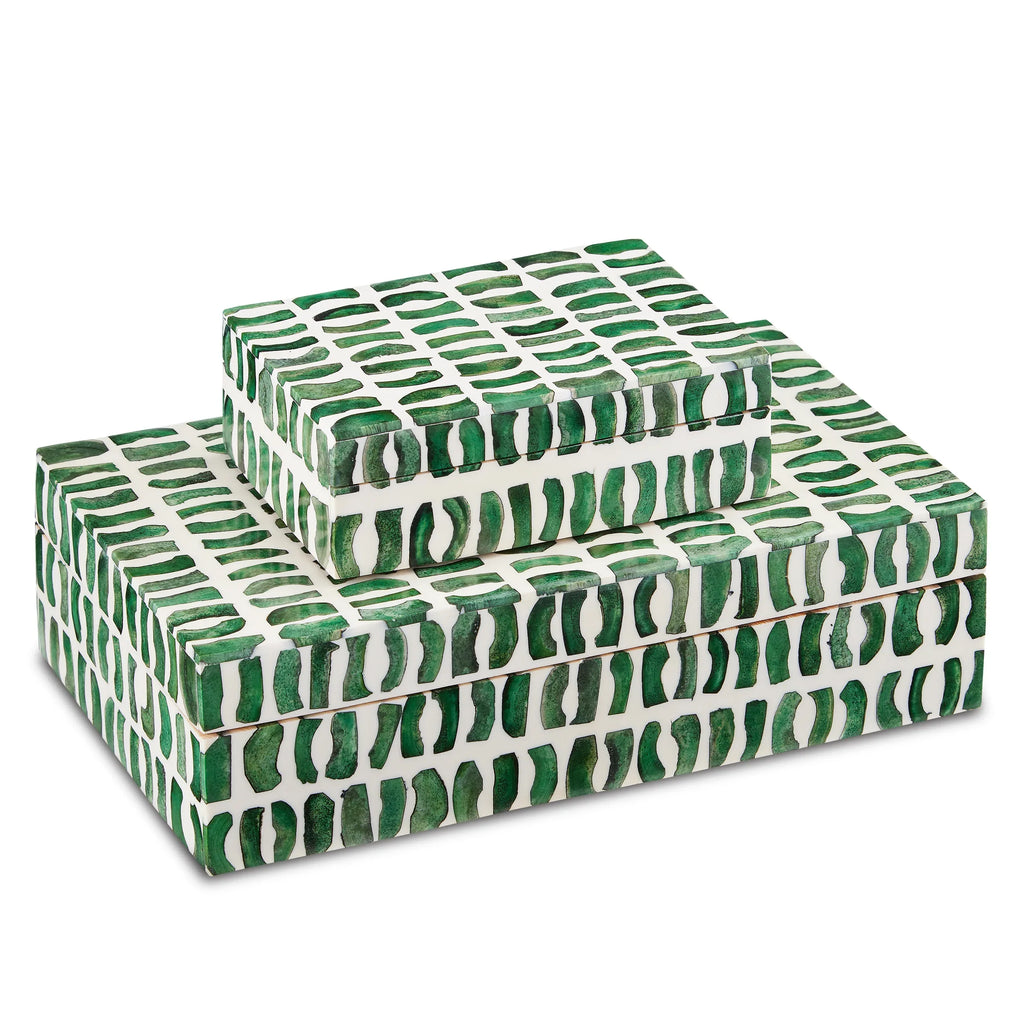 Emerald Box, Set of 2