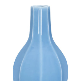 Sky Blue Octagonal Double Gourd Vase