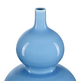 Sky Blue Double Gourd Vase