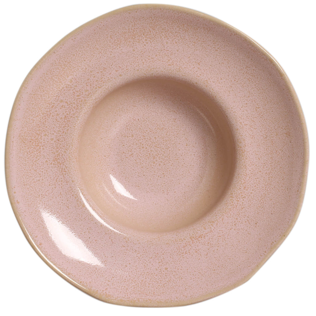 Litchi Deep Rim Plates, Set of 4