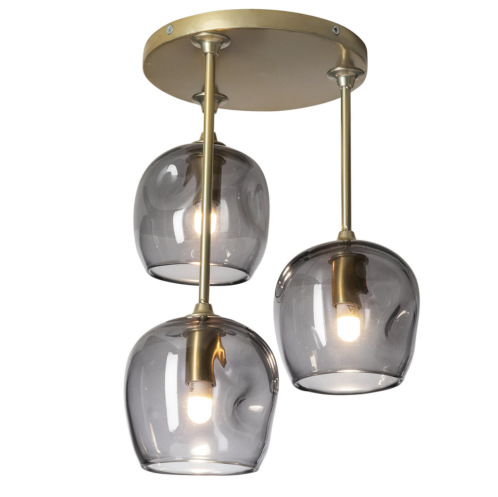 Ume 3-Light Semi-Flush