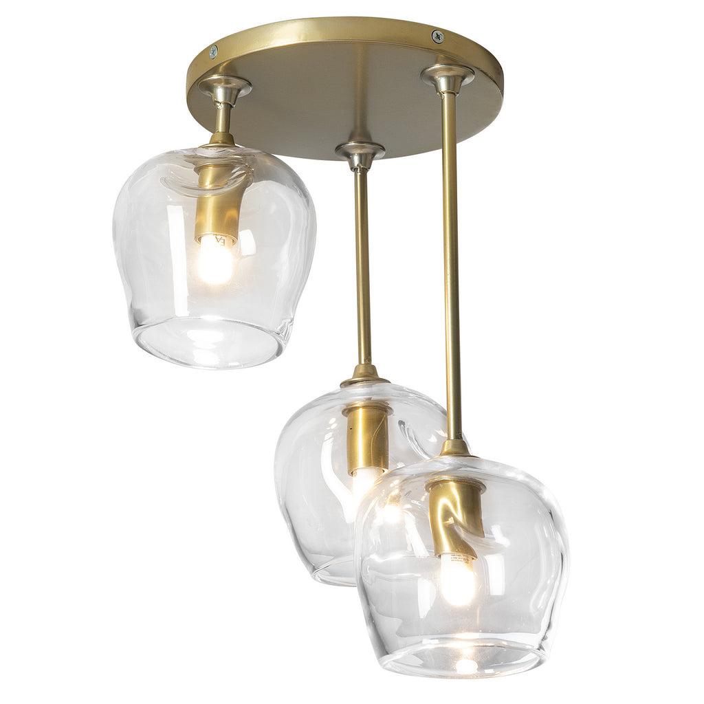 Ume 3-Light Semi-Flush