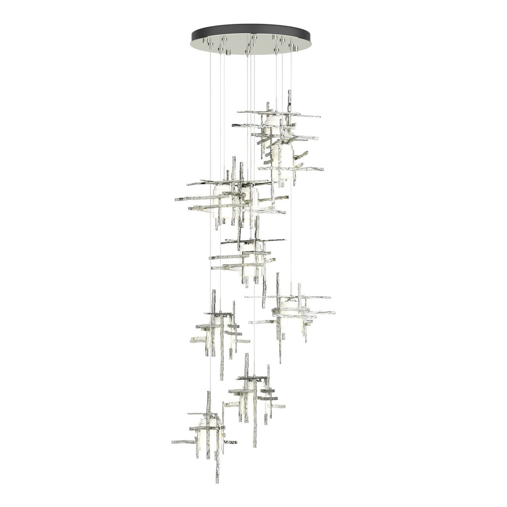 Tura 9-Light Frosted Glass Pendant