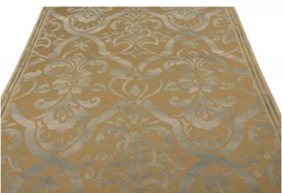 Rug & Kilim's Italian Style Floral Rug In Beige-Brown And Gray Floral Trellis Pattern