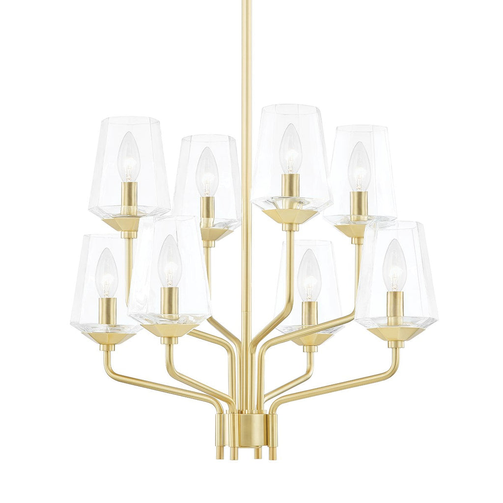 Kayla Chandelier - Aged Brass