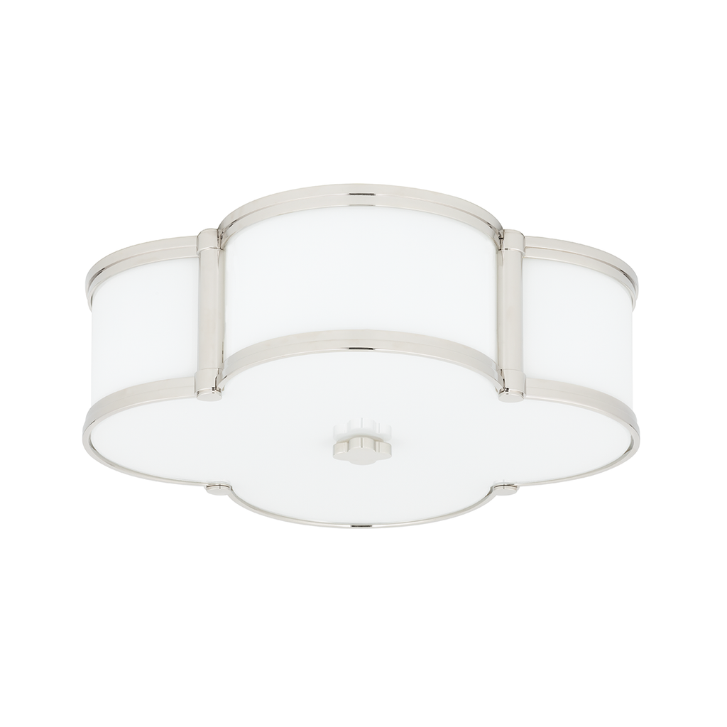 Chandler Flush Mount 16" - Polished Nickel